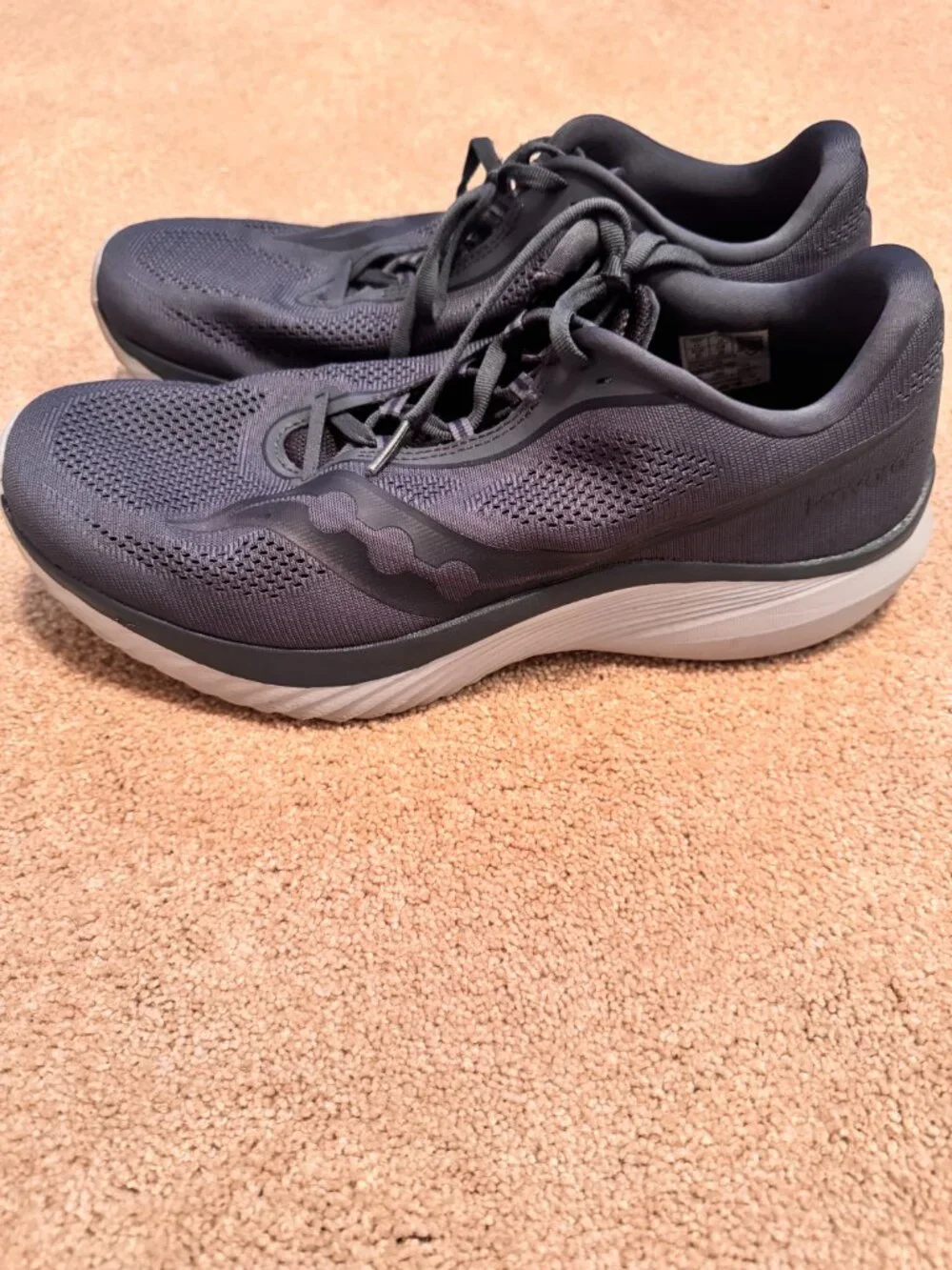 Saucony Kinvara 15 Running Shoes Dusk/Granite Men's Size 11 Lightweight
